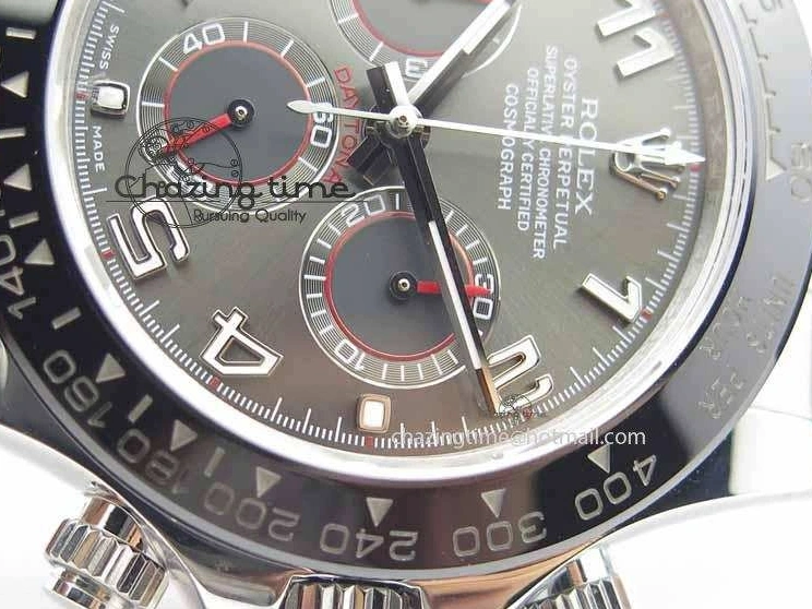 MiroTime 0129 RelaxedFit Daytona 116519LN 2016 Baselworld JH Best Edition Gray Dial On Rubber Strap A4130 (Free XS rubber strap) 3649